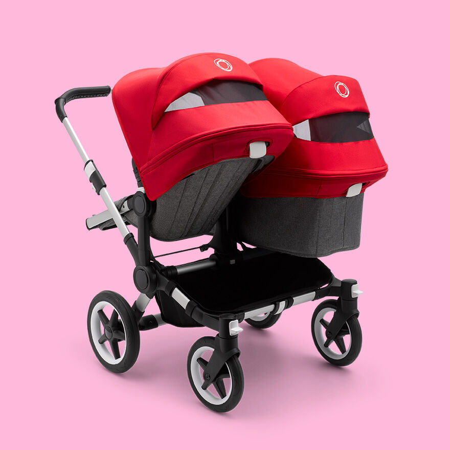 Bugaboo Donkey 3 Duo carrycot and seat pushchair mineral